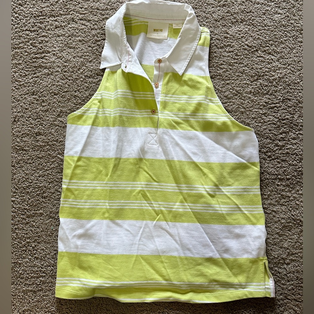 Anthropologie collared tank top